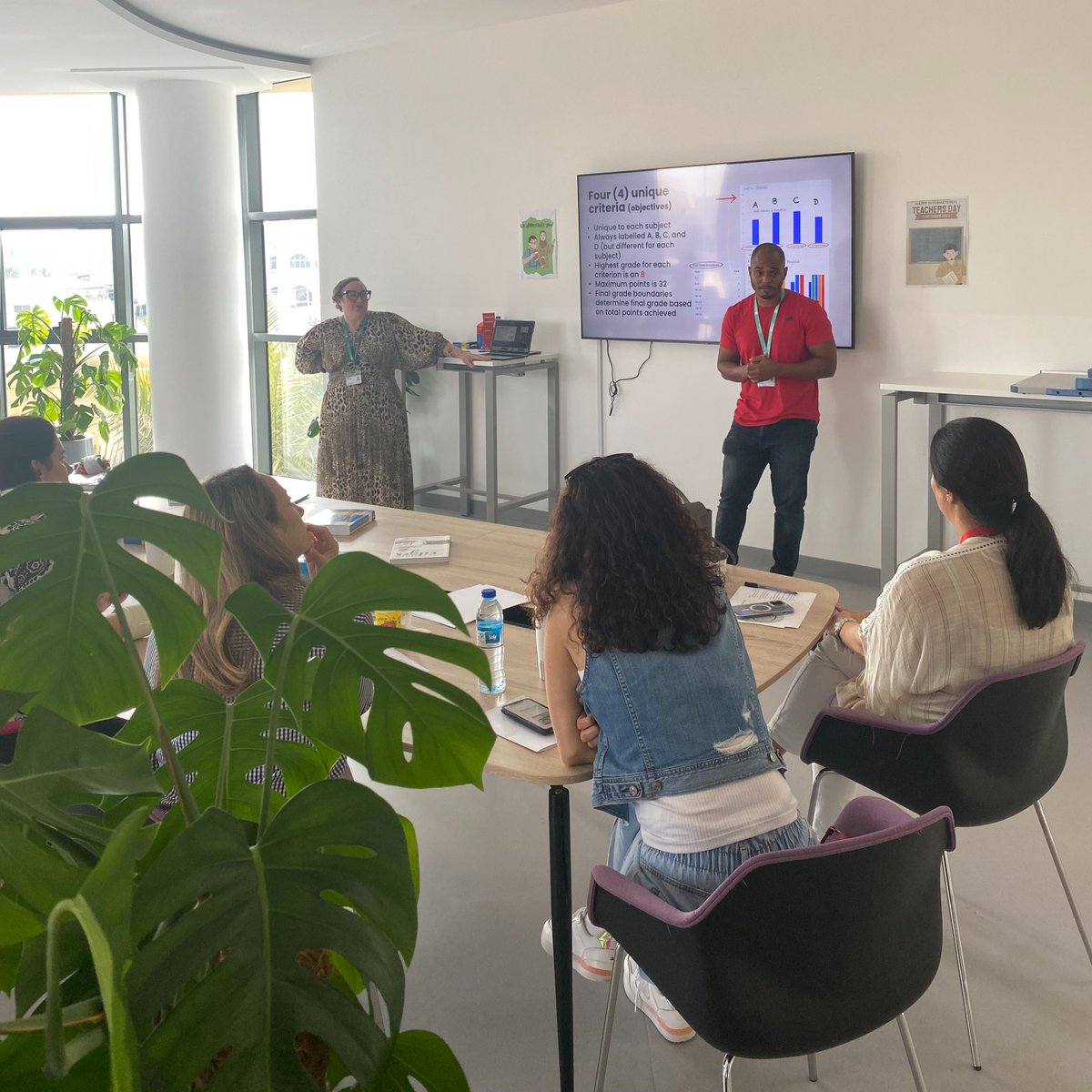 RISAbuDhabiKCC's tweet photo. Fantastic hands-on learning for our MYP parents today in the latest KCC Coffee and Connection session - 'Understanding how students are assessed in an MYP programme.'
#KCCconnection #BeyondRaha https://t.co/EZO4mVA2yb