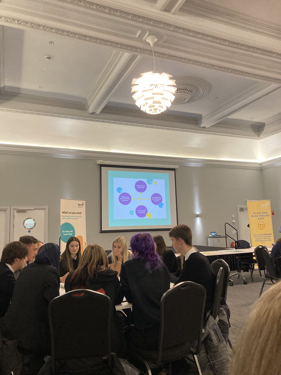 S5/S6 pupils are attending SeeMe training today, learning about breaking the stigma around mental health