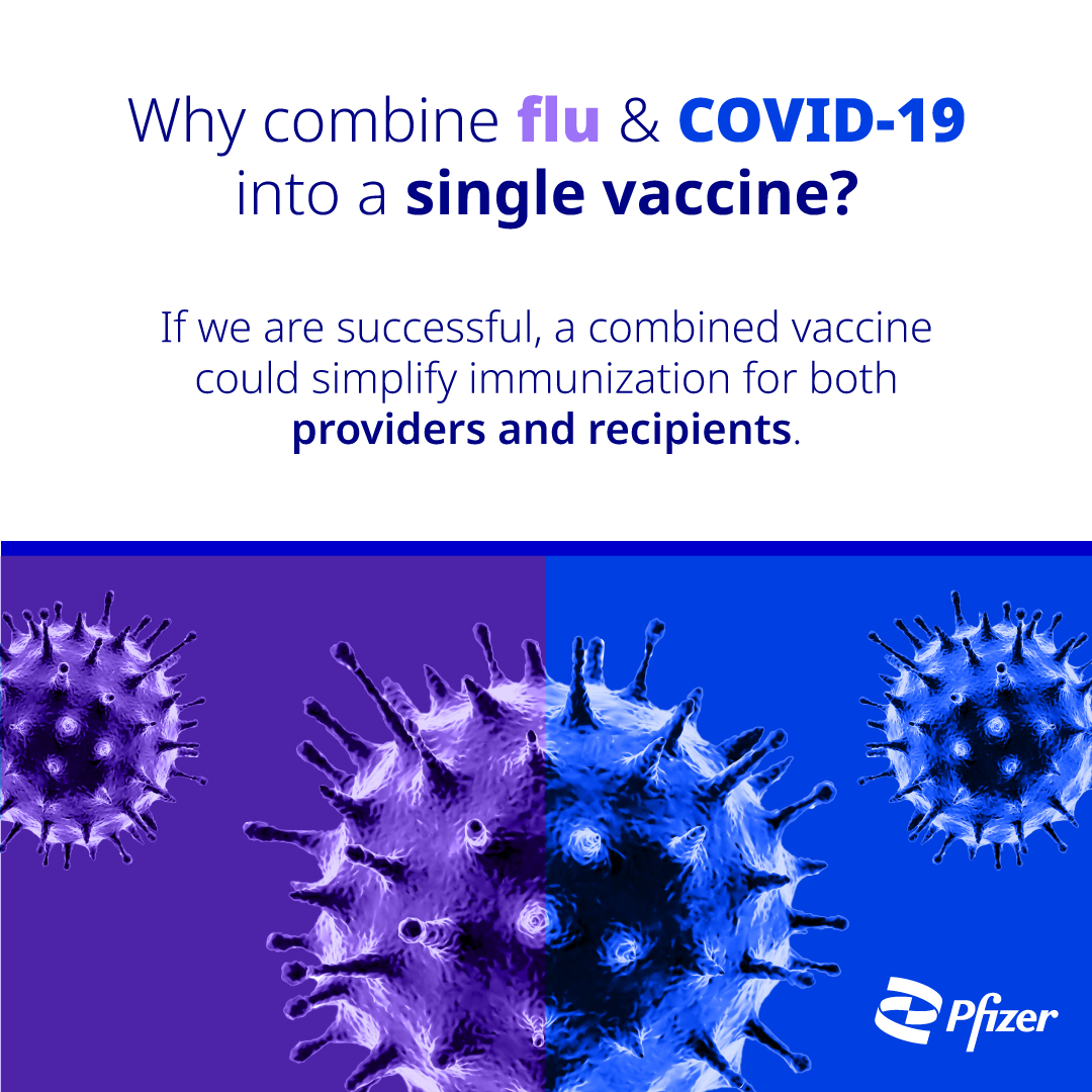Today we announced a Phase 1 study with <a href="/BioNTech_Group/">BioNTech SE</a> of an #mRNA-based combination vaccine candidate for #influenza and #COVID19, aiming to help protect against both diseases at once. Learn more: on.pfizer.com/3ThbQEN