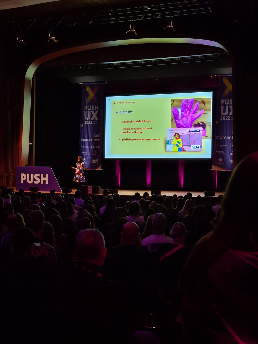 nata_suu's tweet photo. The women centric eye. Nice talk at @pushconf with Mansi Gupta #push2022 #productDesign #designforwomen #sharetheburden https://t.co/590mWcOFfR