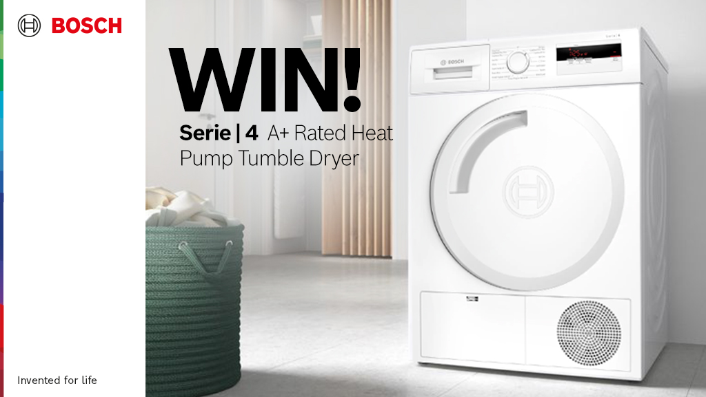 HughesDirect's tweet photo. Enter our prize draw to #WIN a @BoschUK Tumble Dryer! 
This is a multi-platform prize draw and can be entered on Facebook, Twitter and Instagram as separate entries. Simply follow @HughesDirect &amp; RT to apply on Twitter🍀🎁
Ends 09/11/22, Ts&amp;Cs apply - https://t.co/CnneDWTnDR https://t.co/oWtOJDyn1N