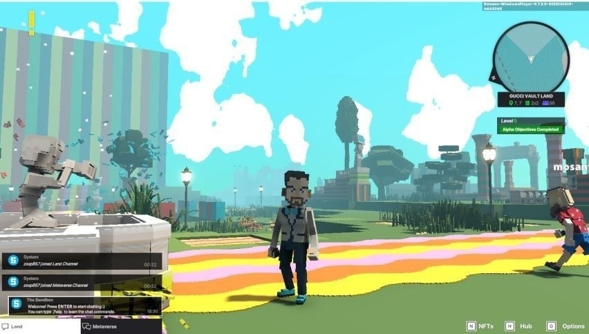 Vida308V's tweet photo. @TheSandboxGame �� #GucciVault in  #TheSandbox https://t.co/6pkkHkoqj2