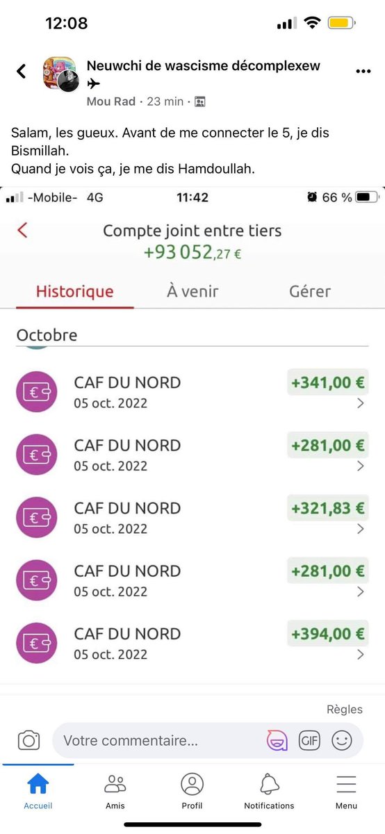 Snezy_io's tweet image. C’est donc ça la France tu travailles pas et on t’envoi de l’argent. Un vrai pays d’assisté en déclin