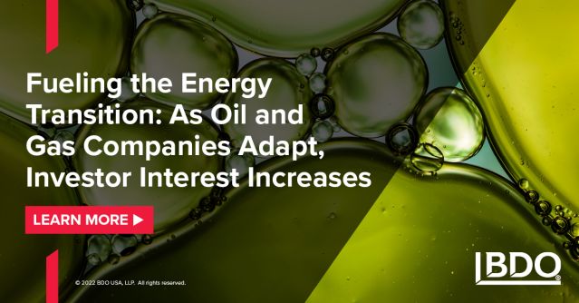 BearsFanMom85's tweet photo. The energy transition is underway, and having an ESG strategy can help draw investment. Read @BDO_USA's latest insight about the key role oil and gas companies can play in scaling and adopting clean energy. #ESG #Sustainability https://t.co/T0lMSB41yA https://t.co/vRP9yauwms