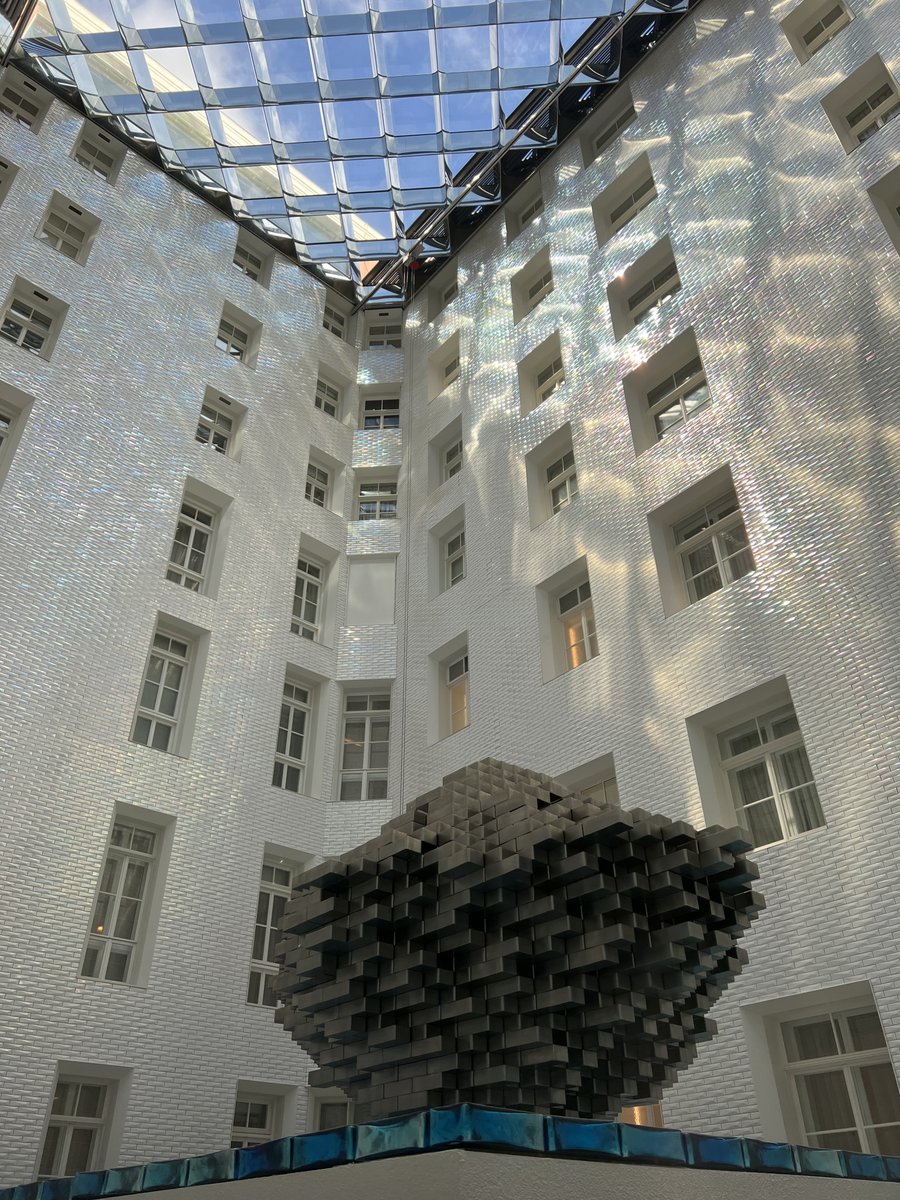 FabSpeedUK's tweet photo. The team at Fab-Lite Facades Ltd, @FabSpeedUK in partnership with Derek Whetton Consultancy was commissioned by Claridges Hotel, London, to deliver pro-clad brick slip cladding panels for their beautiful internal atrium #design #architecture #qualitycontrol #brickspecials https://t.co/Yrz8kN38Cn