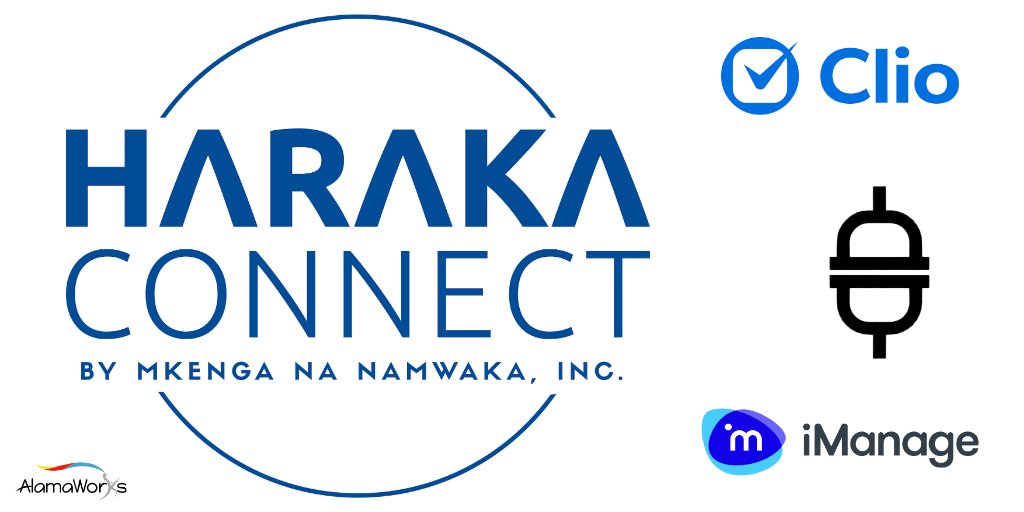 AlamaWorks's tweet photo. We are excited that @goclio has reviewed, vetted, and approved HarakaConnect - an integration between Clio and @imanage ! Check out the new app on Clio's app store at: https://t.co/UXlCX7VMyB https://t.co/KruZZ1H3Gz