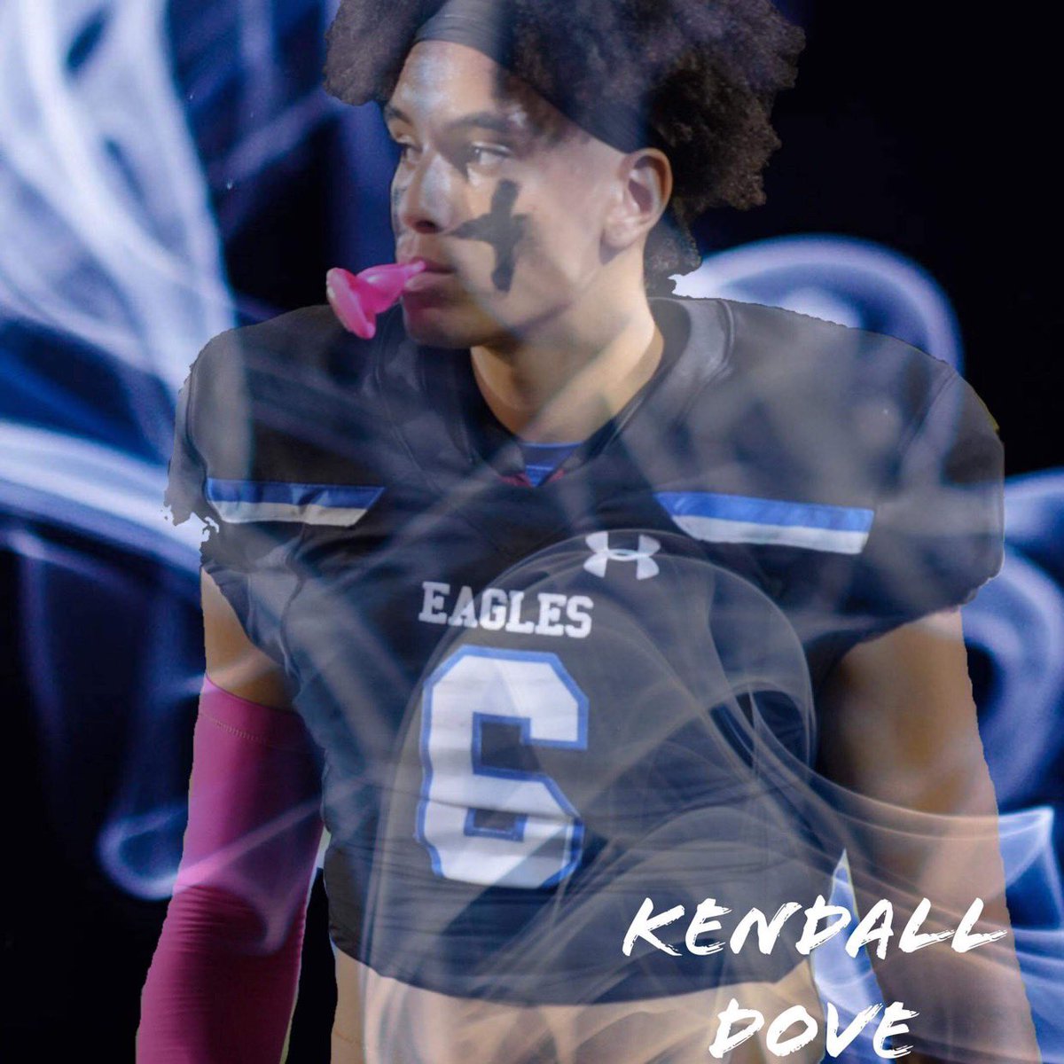 Wow! Senior night for @KendallDove3 Suprisingly I’m not sad but extremely greatfull. It’s been a Joy to watch you play. Last year was a starter and went to the playoffs for 🏈🏀⚾️. Prob Adam Dunn the only New Caney guy to achieve that . 7 more weeks of football . Go 🦅