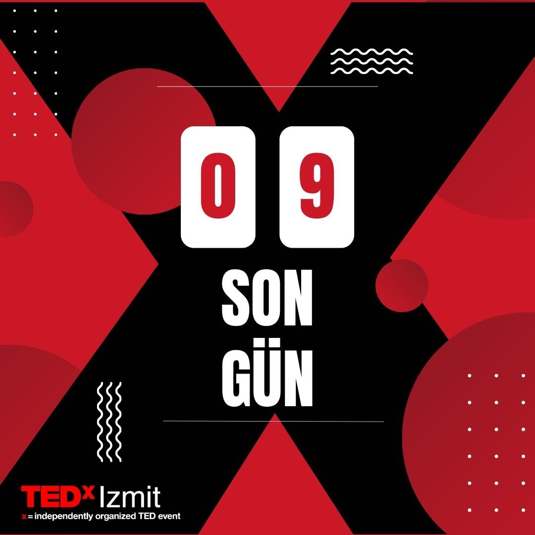 Büyük güne son 9…

#ted #tedx #tedxizmit #izmit #12kasım #tutku #sarpbozkurt #tanerçağlı #akademiklink #ayhantarakçı #mustafaakan #cerenözdemir #sinankoç #ecemlawton #yaseminşefik #iremselviyaşar #kübradağlı #tolgakısacıkoğlu #elifaslıyıldız