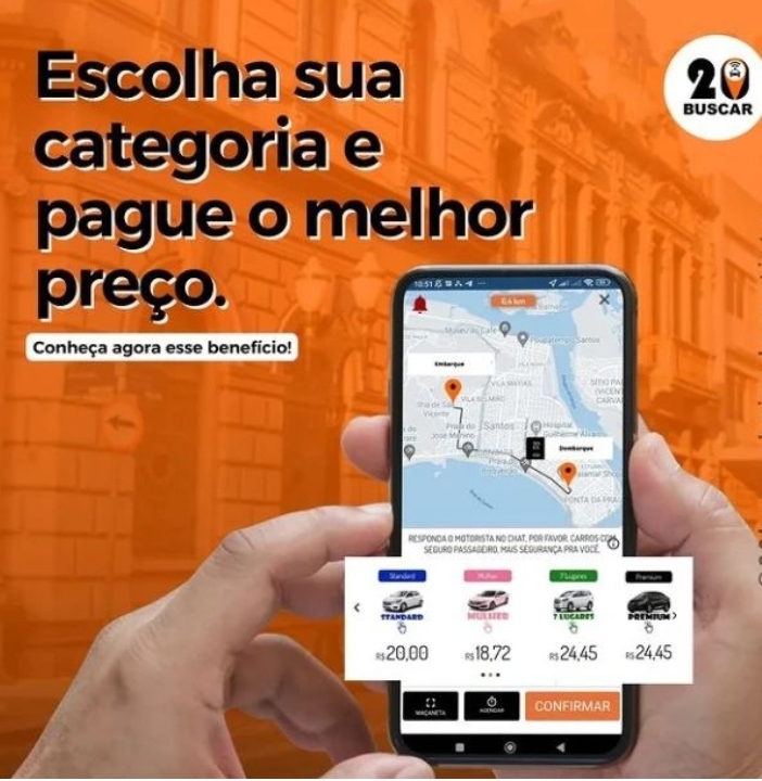 IrineuLab's tweet image. Em Blumenau escolha ir de 20Buscar, o app 100% brasileiro que contribui para a economia local.