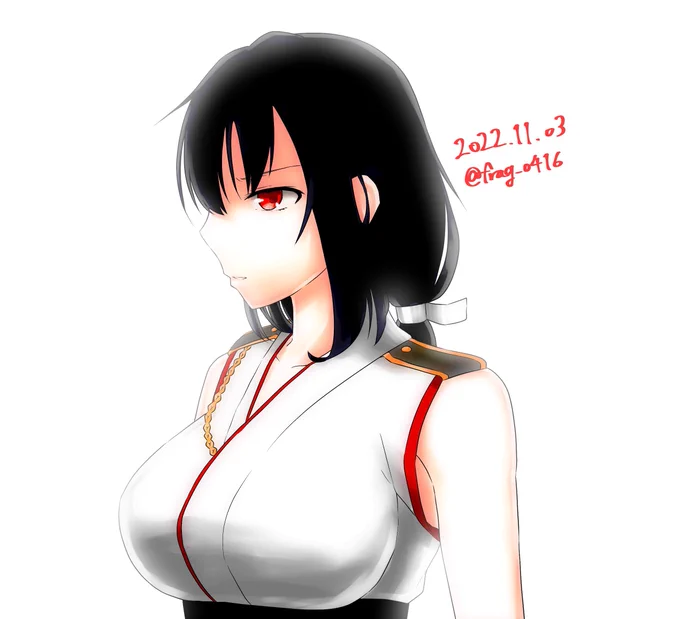 山城さん進水日おめでとう!そして、いよいよですね…!!#艦これ版深夜の真剣お絵描き60分一本勝負#艦これ版真剣お絵描き60分一本勝負_20221103 