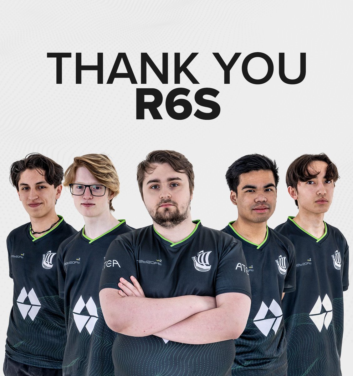 Metizport's tweet photo. Dear @Mamba__R6, @pew_R6, @FluxR6S, @MaggiiR6 and Gastromat.

We want to thank you for being such amazing representatives for this club, and as we now go our separate ways with Siege we're grateful to have created the memories together with you. We wish you all the best💚 https://t.co/FlrT9ELWey