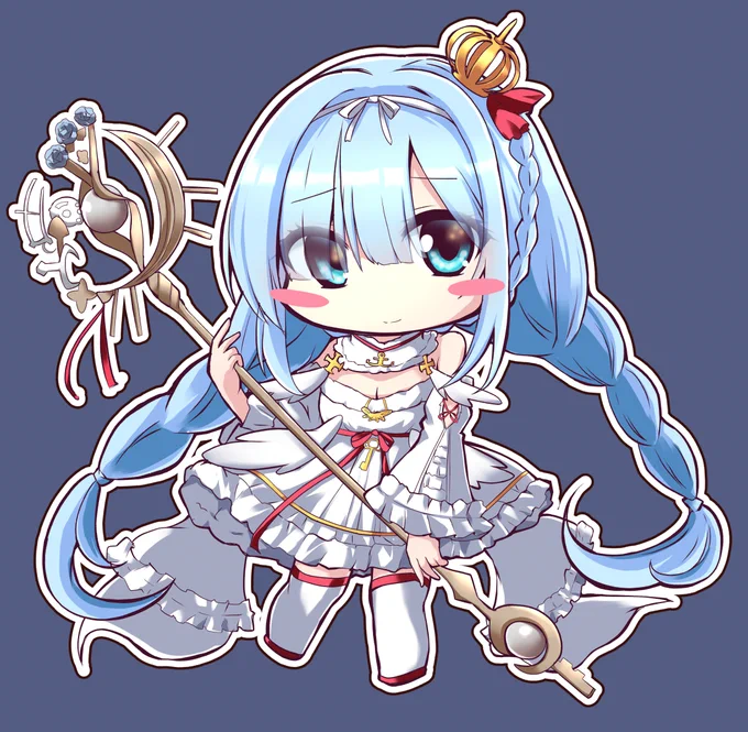 ジェーナスちゃん やっと実装されて嬉しい～清楚かわいい(^▽^) #アズレン #ジェーナス(アズールレーン) 
