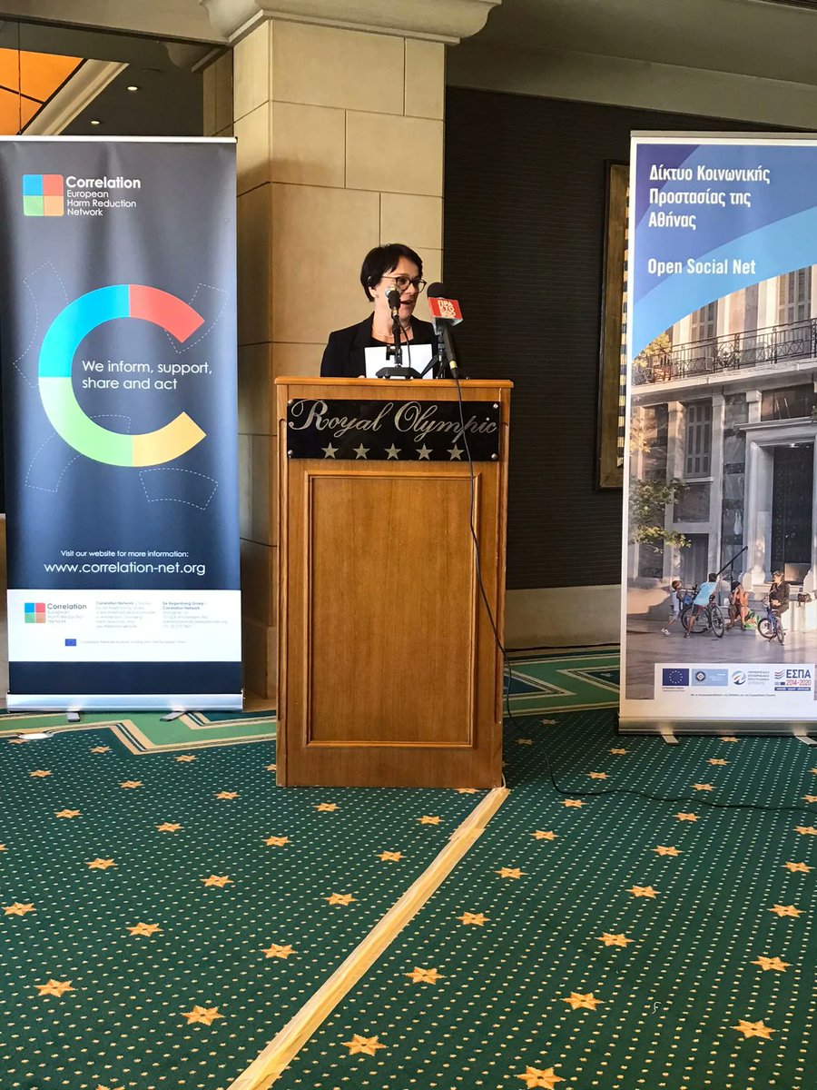 CorrelationNet's tweet photo. Katrin Schiffer, director of CEHRN, speaking this morning at the #CEHRNAthens22 experts meeting; sharing gratitude and thanks for this opportunity to meet and share knowledge.
#HRWorks #PWUD #HarmReduction https://t.co/nC4GGvPNec