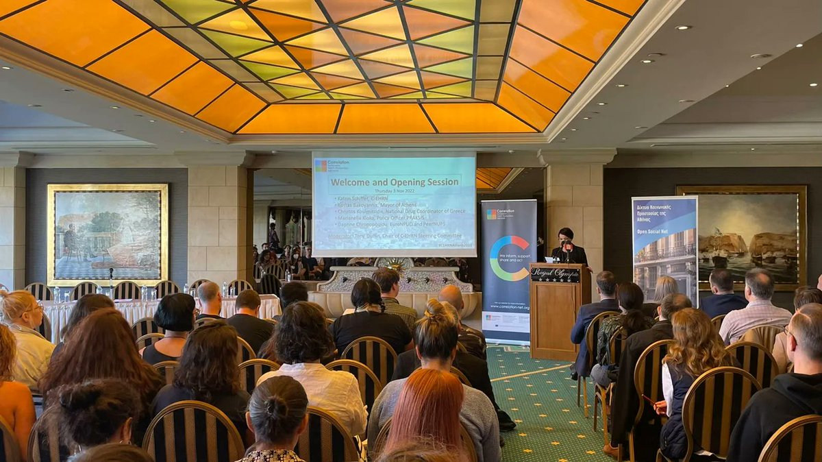 CorrelationNet's tweet photo. Katrin Schiffer, director of CEHRN, speaking this morning at the #CEHRNAthens22 experts meeting; sharing gratitude and thanks for this opportunity to meet and share knowledge.
#HRWorks #PWUD #HarmReduction https://t.co/nC4GGvPNec