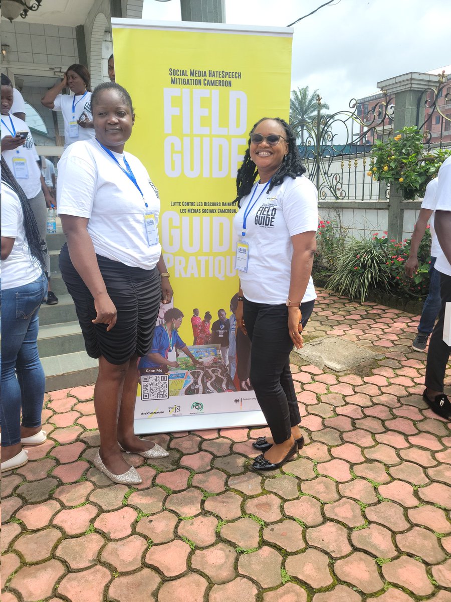 HeartsBhet's tweet photo. BHeT was part of a two day training on the implementation of the defyhatenow Social Media Hatespeech Mitigation Field Guide Cameroon. Members were equiped with skills to respond to the on going spiral of hate.
#defyhatenow
#ThinkB4UClick
#FIELDGUIDECameroon
#CivicWatch
#BHeT https://t.co/VRGzOkHaRn