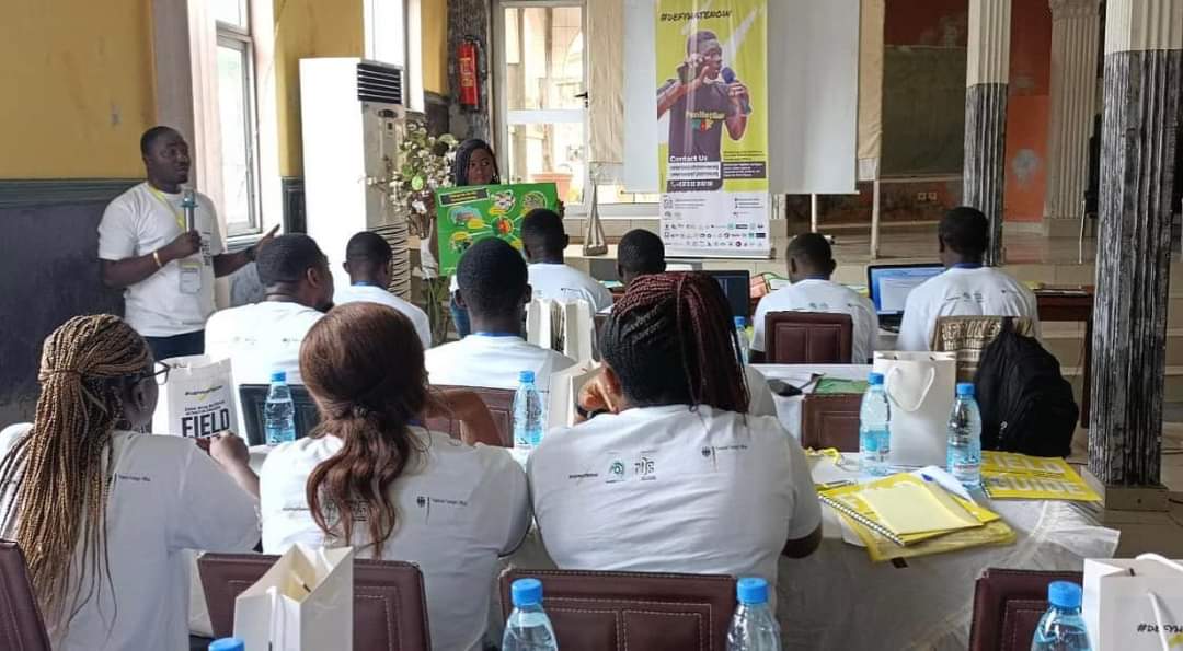 HeartsBhet's tweet photo. BHeT was part of a two day training on the implementation of the defyhatenow Social Media Hatespeech Mitigation Field Guide Cameroon. Members were equiped with skills to respond to the on going spiral of hate.
#defyhatenow
#ThinkB4UClick
#FIELDGUIDECameroon
#CivicWatch
#BHeT https://t.co/VRGzOkHaRn