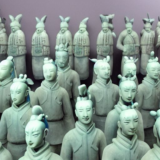 h30_201806's tweet photo. 初音ミク兵馬俑 Hatsune Miku Terracotta Army #AIピカソ #aipicasso #stablediffusion #初音ミク #HatsuneMiku #ボーカロイド #VOCALOID #兵馬俑 #TerracottaArmy #始皇帝 #FirstEmperor #キングダム #KINGDOM https://t.co/hSqrjX4PP5