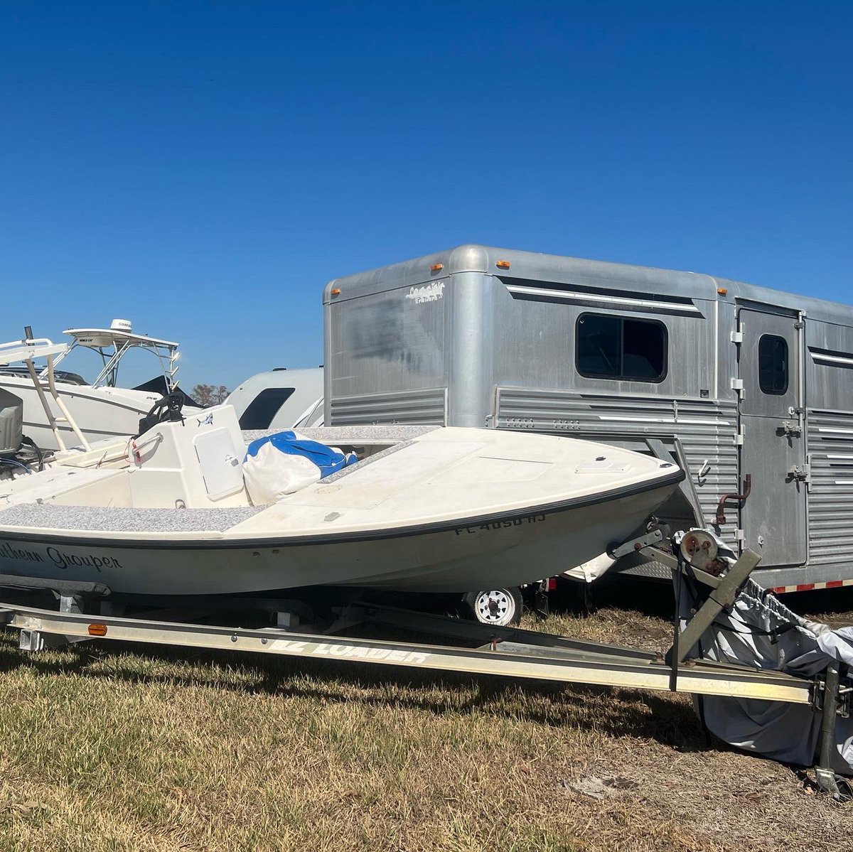 We survived #hurricaneian when so many boats did not. How did we do that? We ran up river and inland 40 miles to LaBelle which was on the edge of the storm. Our trailer we could not move so it got hit by a boat but minimal damage to some trim. It was the 9’ of water that got it.