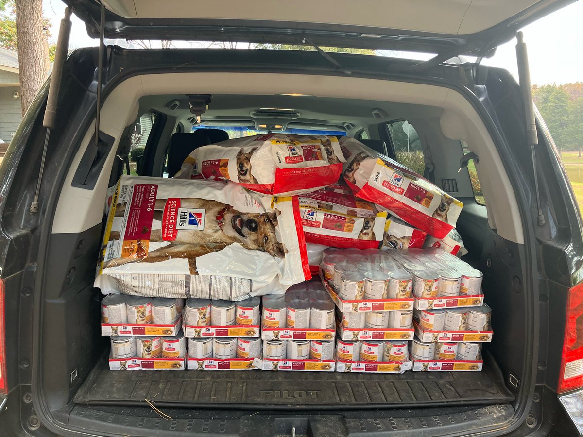 Thank you @HillsPet for helping us feed our rescue dogs!