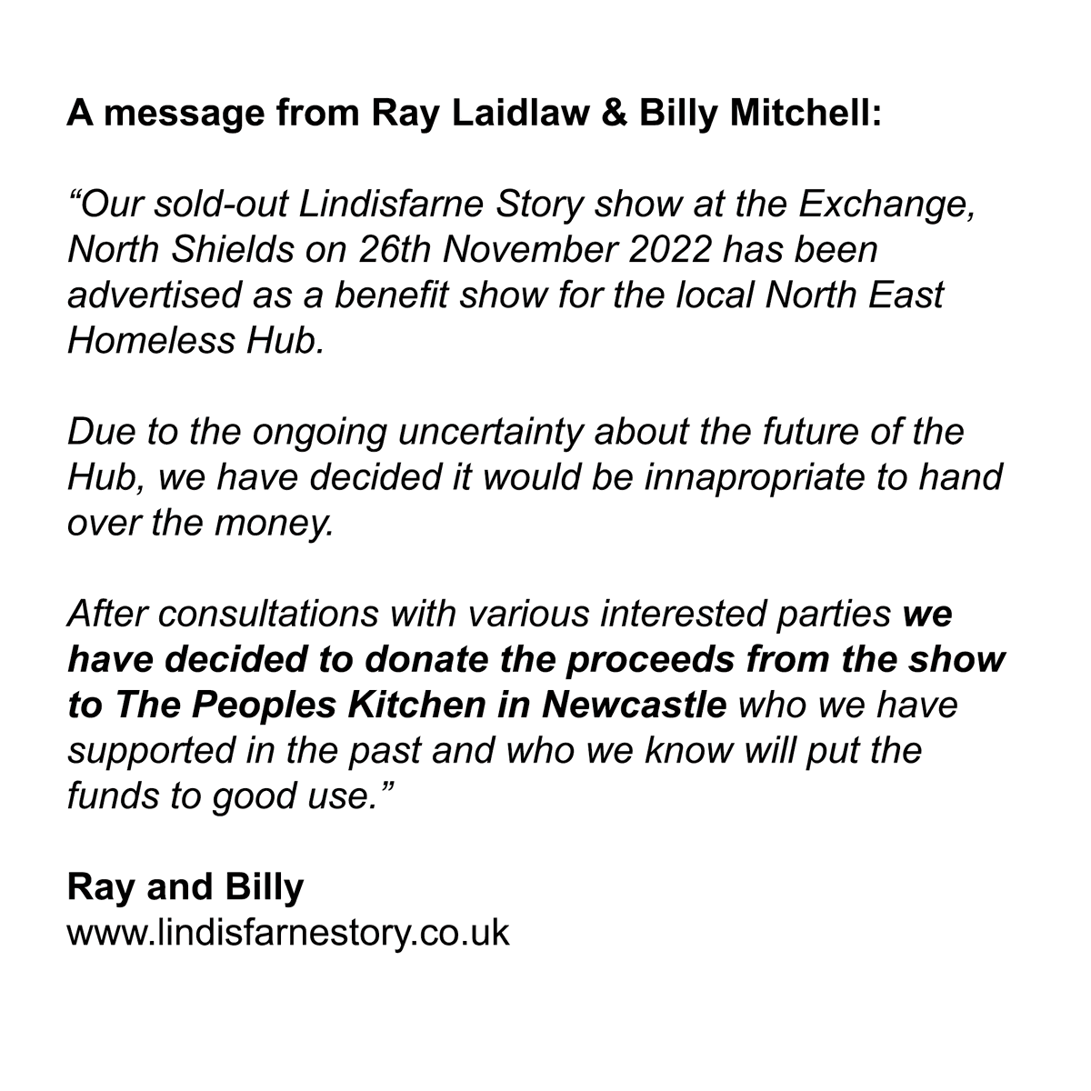 Lindisfarne the band tweet media