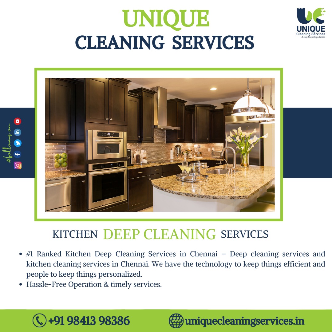 cleanunique1's tweet image. Need a kitchen deep cleaning Services Call unique Pro team: +91 9841398386/ log on to uniquecleaningservices.in/kitchen-deepcl…

#deepcleaningtips #kitchencleaningtips #kitchencleaning #uniquedeepcleaningservices #uniquecleaningchennai #9841398386