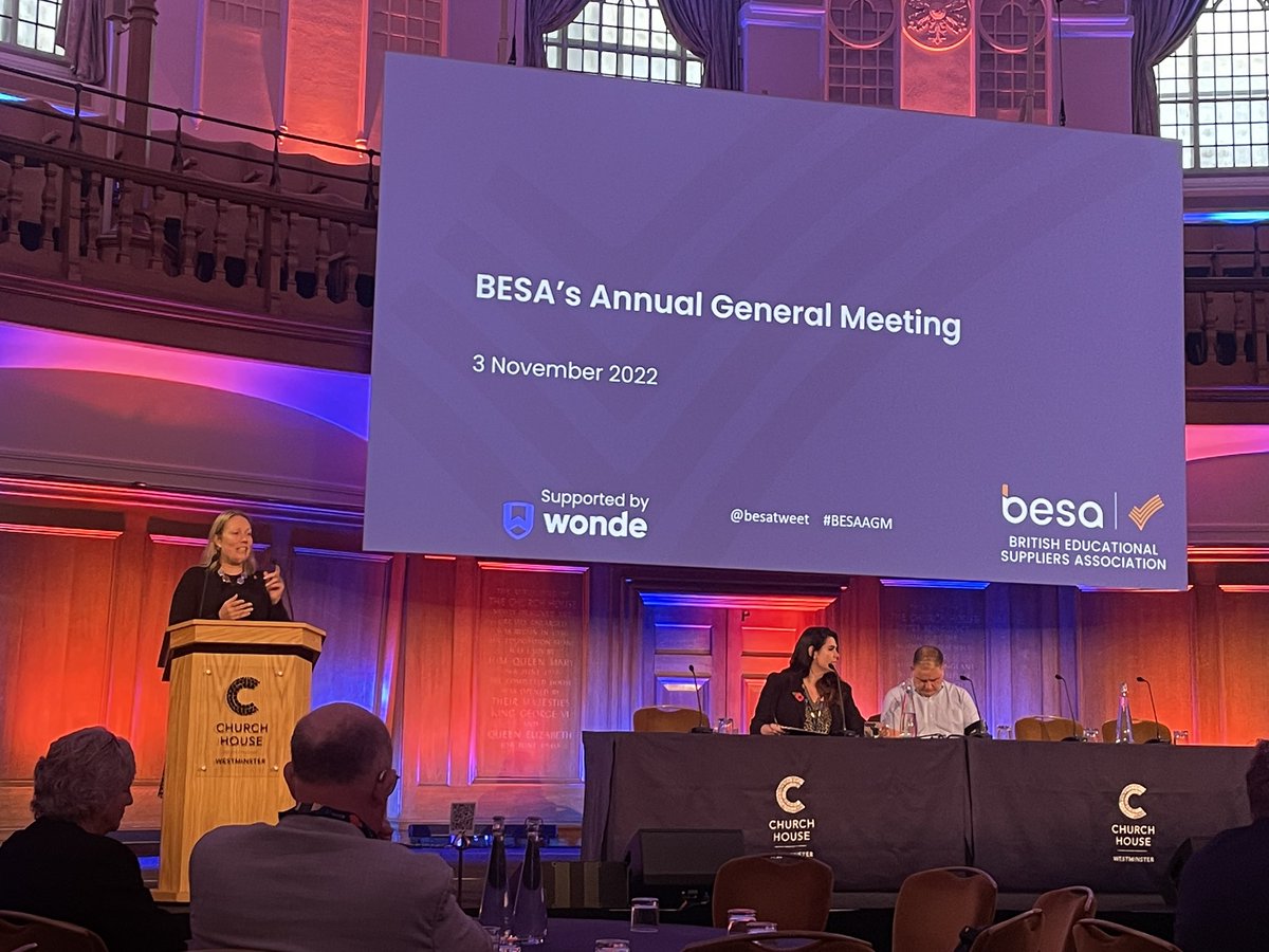 Great day ahead in Westminster with the <a href="/besatweet/">BESA</a> AGM to kick off the day. <a href="/CJPWright/">Caroline Wright</a> kicking off the day and setting a superb tone as always!