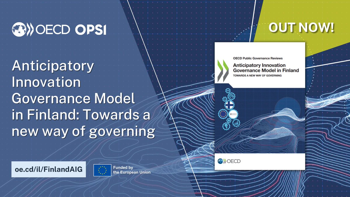 OECD Observatory of Public Sector Innovation (@opsigov) on Twitter photo 🆕<a href="/OECDgov/">OECD Governance</a> <a href="/FinGovernment/">Finnish Government</a> & <a href="/EU_Commission/">European Commission</a> report examines how Finland has been incorporating #anticipatory functions in its governance system to systemically deal with future challenges.
Explore the new #governance model & practical case studies 🇫🇮🇪🇺🌍 oe.cd/il/FinlandAIG 🆕<a href="/OECDgov/">OECD Governance</a> <a href="/FinGovernment/">Finnish Government</a> & <a href="/EU_Commission/">European Commission</a> report examines how Finland has been incorporating #anticipatory functions in its governance system to systemically deal with future challenges.
Explore the new #governance model & practical case studies 🇫🇮🇪🇺🌍 oe.cd/il/FinlandAIG