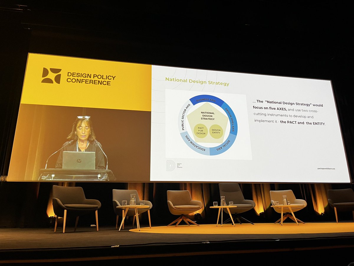 Proud to see our project contributing to  launch of the Spanish Pact for Design - initiative to adopt a national #designpolicy