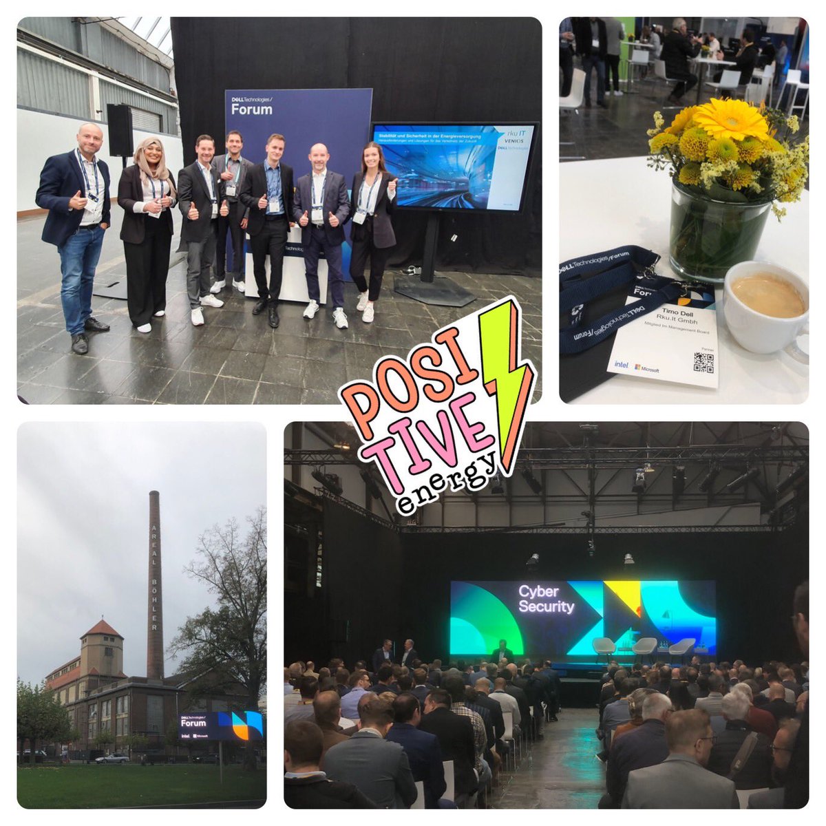 DellInnovation's tweet photo. „Düsseldorfer Woche“:  2. Tag beim #DELL -Forum u der Name ist Programm😉 Mit positiver #Energie u kompetenten #Partnern haben wir über „Stabilität u Sicherheit bei EVU“ referiert u dargelegt, wie wir technologisch unterstützen können.
#Redispatch #NextGen #VNB #Netz #Security https://t.co/fWn8ueu4F1