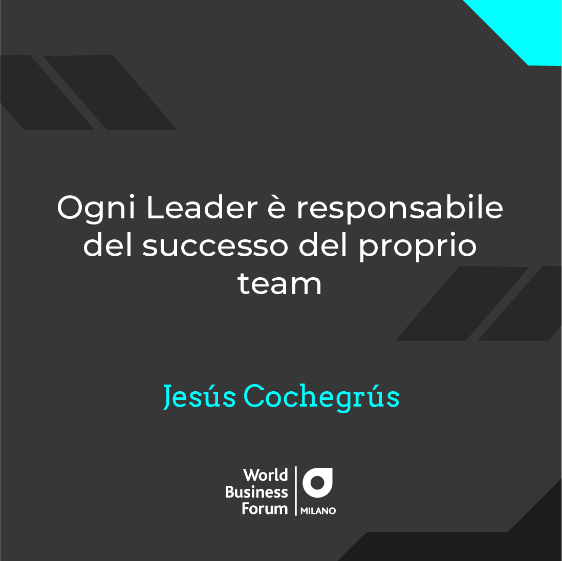 Cosa significa essere leader nella #TheAgeofIdeas? <a href="/jesuscochegrus/">Jesús Cochegrus</a> sarà con noi l'8 e il 9 novembre al #WBFMI per condividere le sue idee nei campi della cultura organizzativa, della leadership e della strategia aziendale. 
Scopri di più: wobi.com/it/wbf-milano/