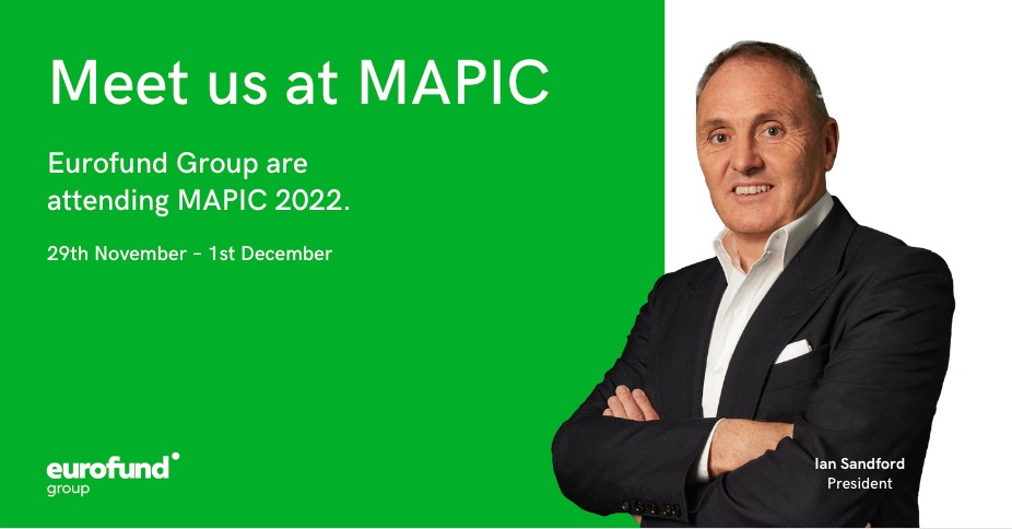 EurofundGroup's tweet photo. Eurofund Group will attend the 27th edition of MAPIC World from November 29 to December 1.
Do not hesitate to contact us to organize a meeting—we would be delighted to chat! See you at MAPIC!
https://t.co/Fn2fyFGMCx
#retail #MAPIC #MAPICCannes #MAPIC2022 https://t.co/dAuDKiYwhX