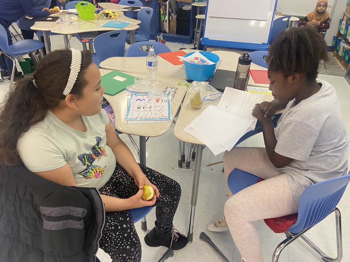 Stews3rdGrClass's tweet photo. Our first writer’s celebration 🎉 students worked so hard preparing their personal narratives! We had popcorn 🍿 while sharing with our peers! Their stories were so good! @MtVernonWoods #mvwes https://t.co/b0qbH76foy