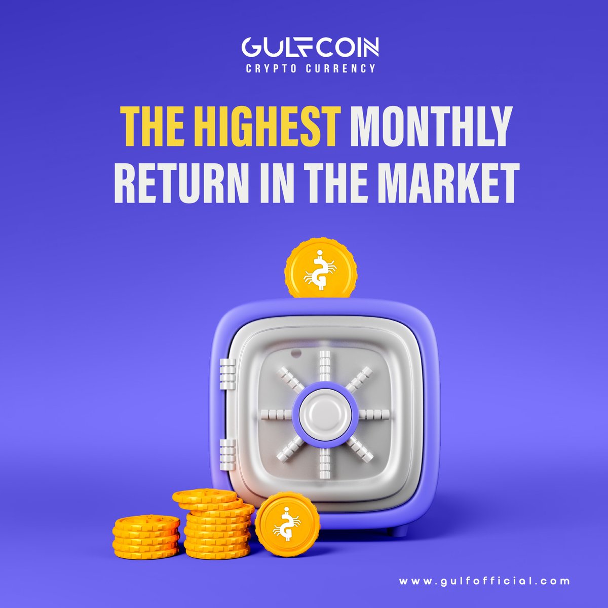 We are officially announcing that $GULF staking program will be available by next week.
📍6 months = 1% monthly return
📍1 year = 2% monthly 
📍2 years = 3% monthly
5% of monthly return may apply as service fees 
#GULF #Crypto #BTC #blockchain 
#GulfCoin #Etherium
