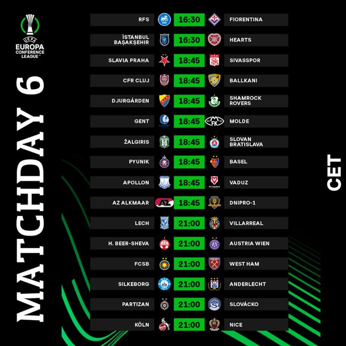 Offsider_ES's tweet photo. 🌍 Jueves de #UEL y #UECL para cerrar la fase de grupos:

📌 El 𝐑𝐞𝐚𝐥 𝐁𝐞𝐭𝐢𝐬, a certificar su invicto
📌 La 𝐑𝐞𝐚𝐥 𝐒𝐨𝐜𝐢𝐞𝐝𝐚𝐝, a lograr la 1º plaza ante un 'toro'
📌 El 𝐕𝐢𝐥𝐥𝐚𝐫𝐫𝐞𝐚𝐥, a recuperar sensaciones en Polonia https://t.co/7HEdv19ZDd