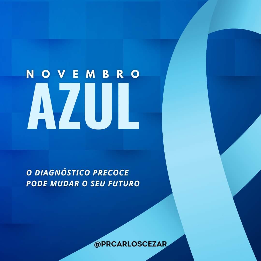 PrCarlosCezar's tweet photo. Um simples exame pode salvar sua vida. Não deixe que aquilo que você pensa que é masculinidade te impeça de se cuidar! 🧔🏻♂️💙
#homem #novembroazul #secuidar #cancer https://t.co/dQRr0Y2Fs8