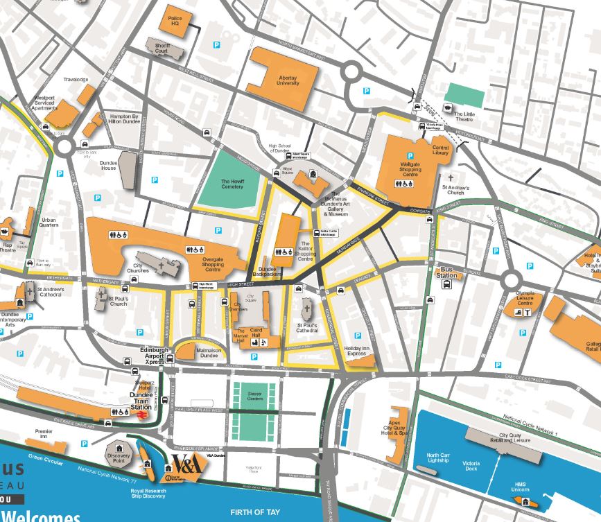 Not sure you’ll be able to find your way around Dundee during #sustainingart2022? Download your copy of our City Centre Map bit.ly/3SHf43O <a href="/sustaining_art/">SUSTAINING ART</a>
