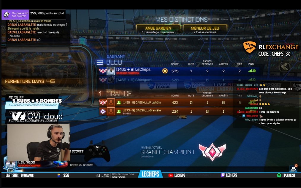 Le_Cheps's tweet photo. Comment est-ce possible que des gens puissent avoir ce genre de pseudo sur des jeux en big 2022 tout en snipant des streameurs ??? @PsyonixStudios @EpicGamesFR @RocketLeague https://t.co/npc28US0l5