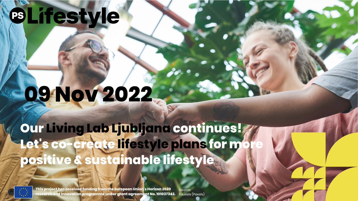 Pridružite se nam na 4. delavnici PS Lifestyle projekta! ⌚V sredo, 9.11.2022, od 12:00 do 15:00;
📌 V Mestnem muzeju Ljubljana.
Registrirajte se na: docs.google.com/forms/d/e/1FAI… 
Se vidimo!👋