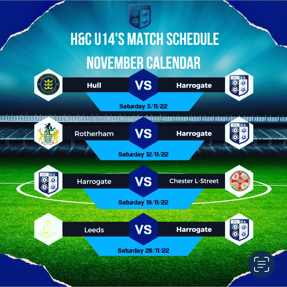 Harrogate & Craven Schools FA tweet media
