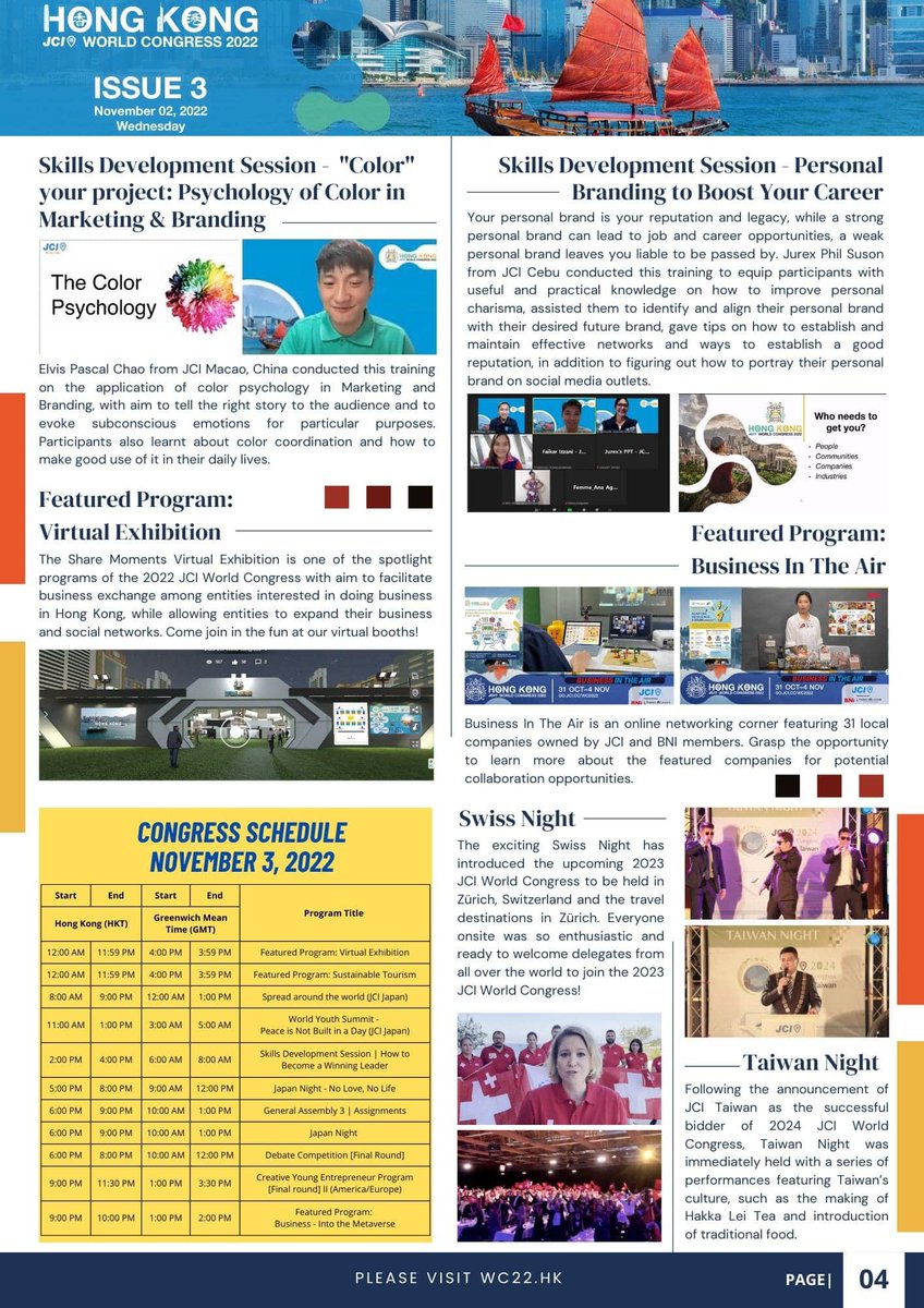 🇭🇰2022 JCI ДЭЛХИЙН ЧУУЛГАН🇭🇰
#Сонин_сайхан_булан
JCI байгууллагын 2022 оны ДЭЛХИЙН ЧУУЛГАНЫ 3 дахь өдрийн /2022.11.02/ NEWSLETTER-г хүргүүлж байна.

#SHINEBRIGHT 
Хүндэтгэсэн,
JCI Монгол ТББ