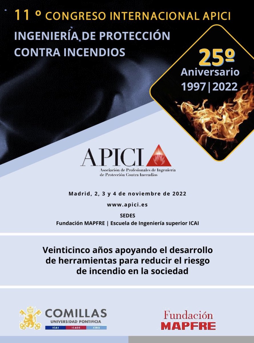 La directora del <a href="/SICUR_/">SICUR</a> <a href="/mariavalcarce/">María Valcarce</a> asistió a la ceremonia de inauguración de 11 congreso 25 años  <a href="/APICI7/">APICI</a>  ingeniería de PCI  organizado con colaboración de <a href="/fmapfre/">Fundación MAPFRE</a> y <a href="/UCOMILLAS/">Universidad Pontificia Comillas</a> con el apoyo de <a href="/112cmadrid/">112 Comunidad de Madrid</a>
