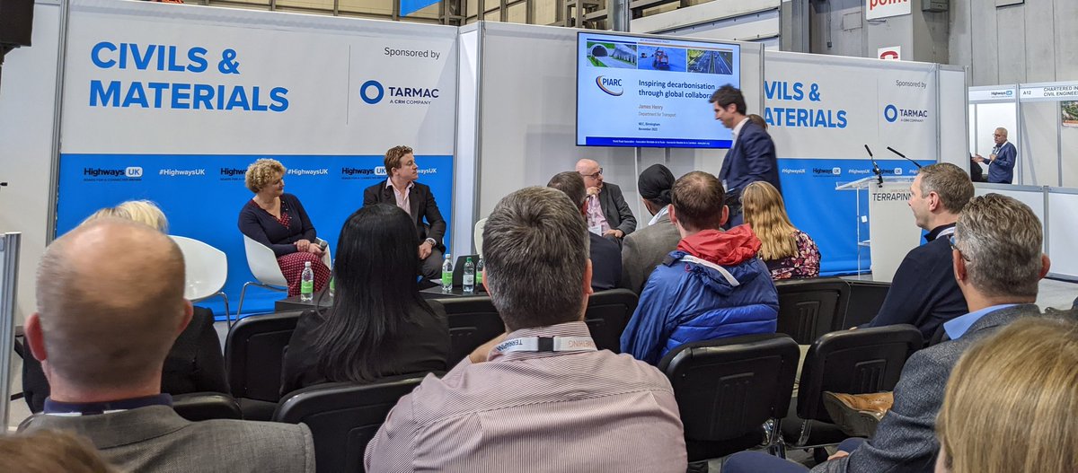 The <a href="/PIARC_Roads/">WorldRoadAssociation</a> gets a great plug from the Chair of the UK National Committee David Ogden just finishing introducing the benefits of international collaboration and sharing knowledge at <a href="/HWYSUK/">Highways UK</a>