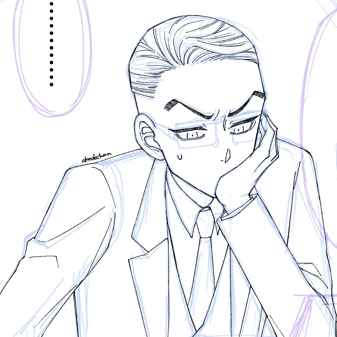 キサキサンの髪描くの楽しい🥺 