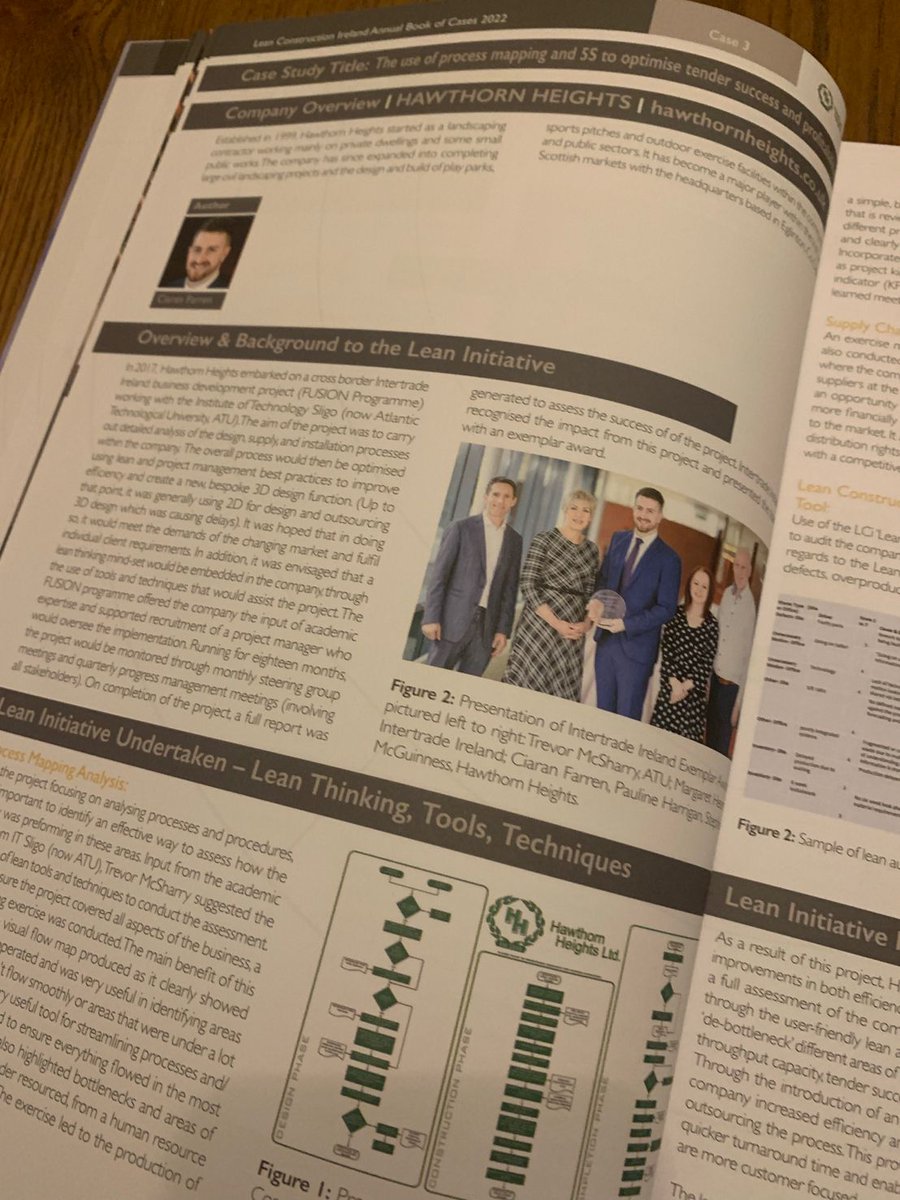 HawthornHeights's tweet photo. Great to attend the @lci_ireland conference, which saw the launch of the Book of Cases. This year's edition features a case study of Lean in Hawthorn Heights, implemented during the @Inter_Trade FUSION Programme, in partnership with @atusligo_ie  #LCi22 #leanconstruction #lean https://t.co/rmbiJN0FnN