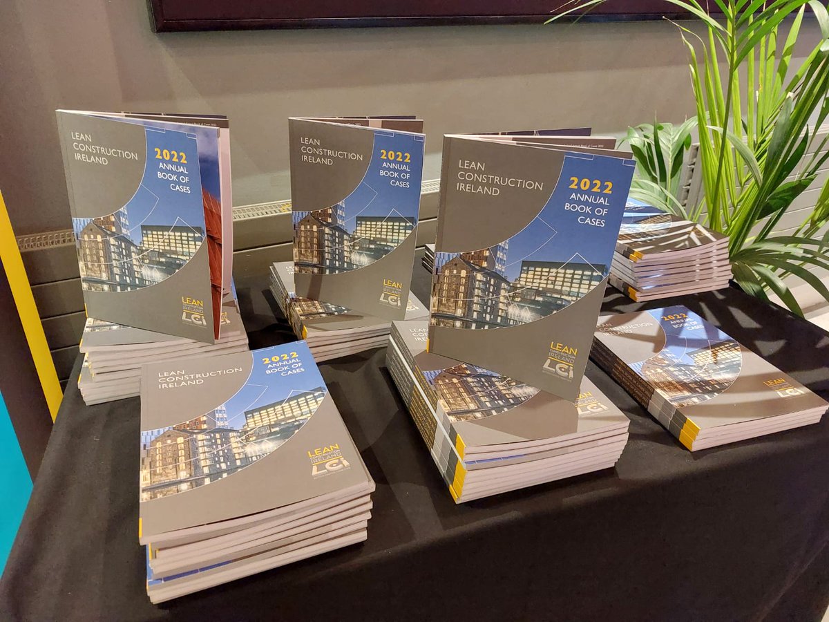 HawthornHeights's tweet photo. Great to attend the @lci_ireland conference, which saw the launch of the Book of Cases. This year's edition features a case study of Lean in Hawthorn Heights, implemented during the @Inter_Trade FUSION Programme, in partnership with @atusligo_ie  #LCi22 #leanconstruction #lean https://t.co/rmbiJN0FnN