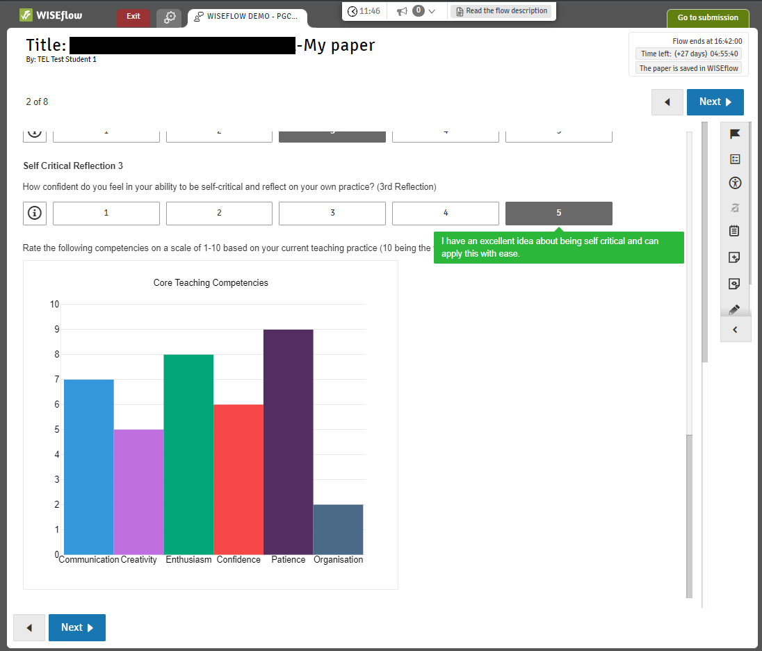 chriswoodteach's tweet photo. Busy morning developing and testing an #ePortfolio solution using @UNIwiseDK #WiseFlow. Loads of exciting opportunities to develop teaching practice and student self-reflection. https://t.co/4H2efLtkay