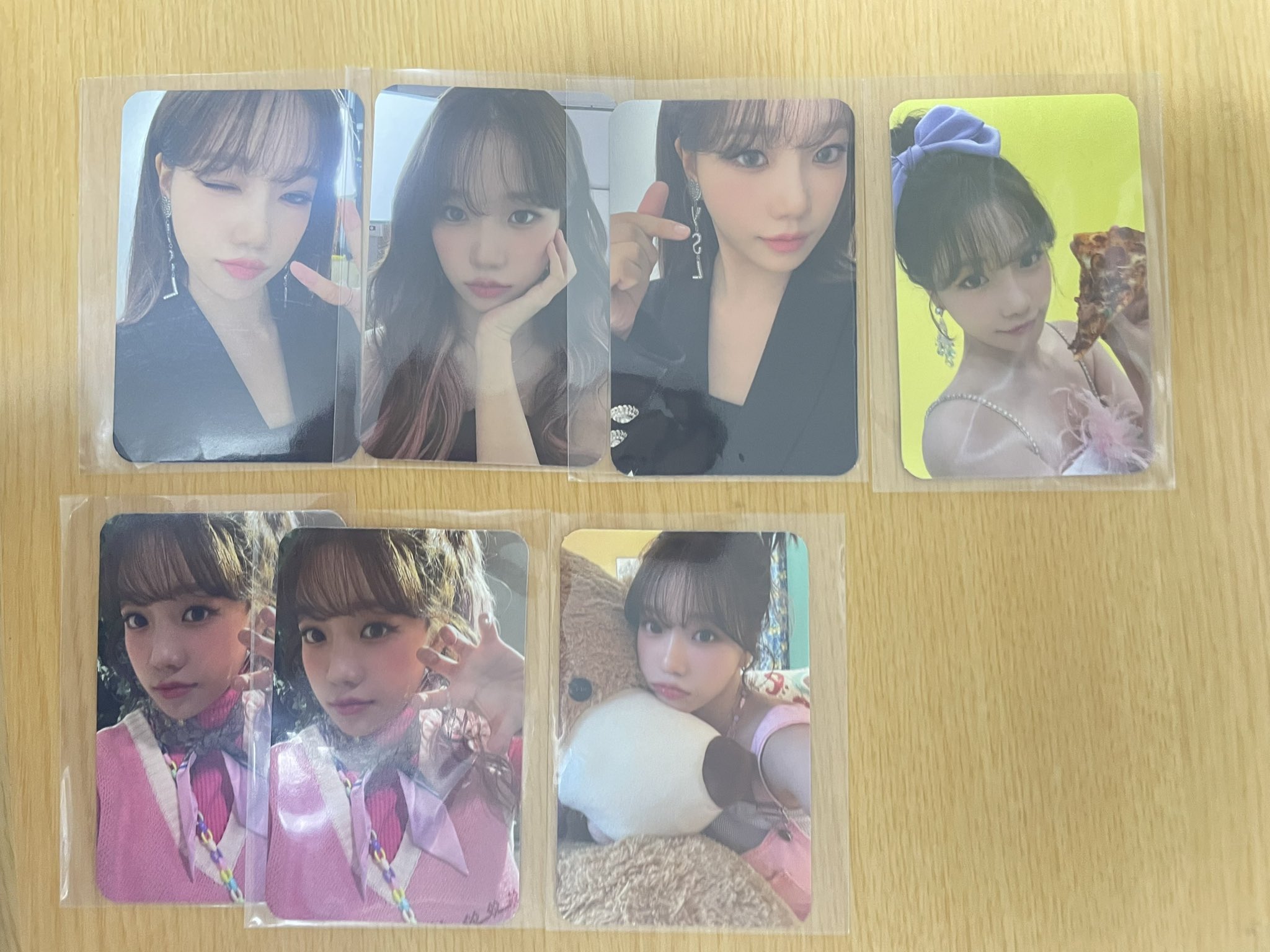 チョユリ　チョ・ユリ　ラキドロ　トレカ　2枚　kcon カフェ　① チョユリ チョ・ユリ ラキドロ トレカ 2枚 kcon カフェ チョユリ