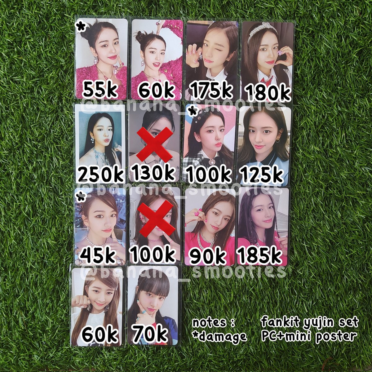 izsell! aab yujin minju chaewon
bisa satuan &amp; ada yg pair
dom Jateng dm ke <a href="/banana_smooties/">ᴅɪɴᴅ🌱 | mt after dm✨</a>