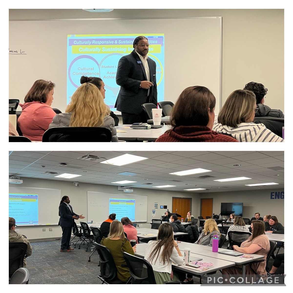 The November MCCSC New Teacher PLC is engaged with Hasan this morning to collaborate on culturally responsive teaching practices for an equitable education! We 💙 MCCSC & I 💙 our amazing educators!