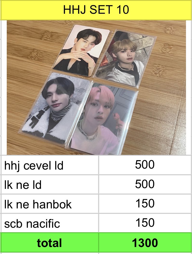 hyunedeal's tweet photo. [🛒] wts lfb ph help rt

♡ hyunjin set 10
♡ 1300php
♡ all pc are in mint condi
♡ ONHAND

🌸 PAYO
🌸 https://t.co/03lVTxdnl0
🧸 reply ‘mine hhj set 10’ or dm me

🪄 skz stray kids lee know changbin
#hyunedealsale https://t.co/lYGKE9e0Vz